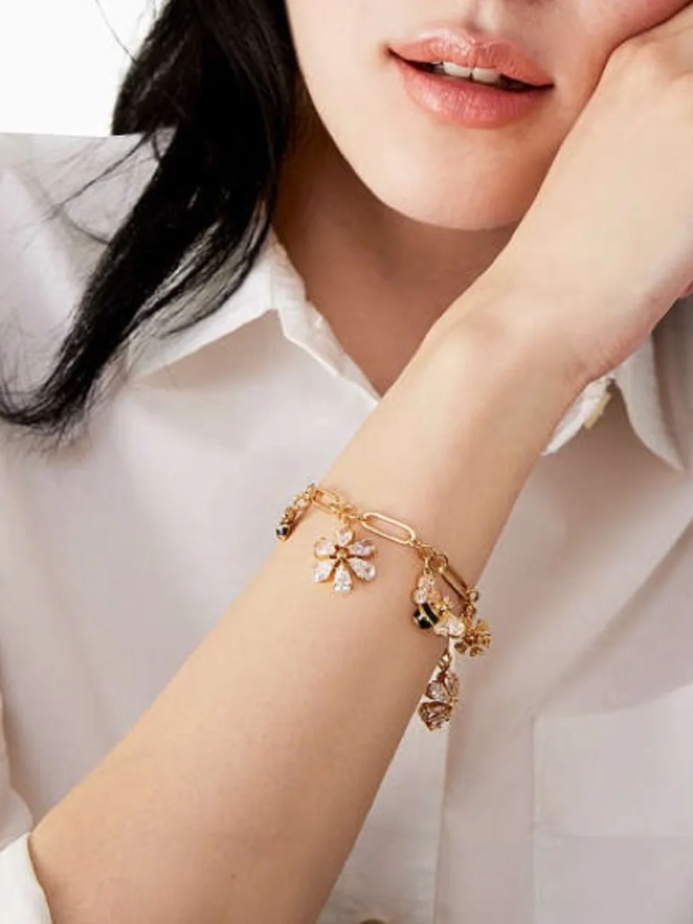 Kate Spade All Abuzz Charm Bracelet - Picture 2 of 8